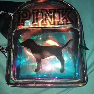 PINK Mini Backpack (iridescent)